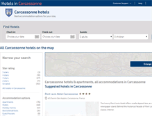 Tablet Screenshot of hotels-in-carcassonne.com